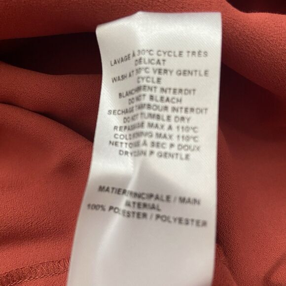 See By Chloe Tie Sleeve Dress Peppery Red Size 36/Small - Picture 8 of 10